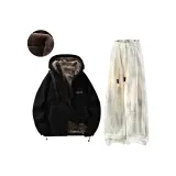 Black + Ecru [Флисовая подкладка]