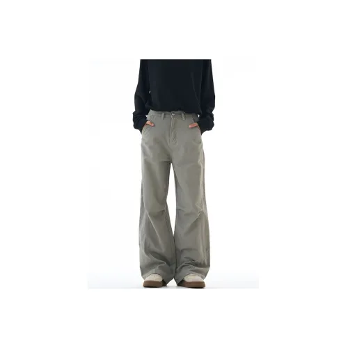 UOOHE Modern Gray Unisex Cargo Pants UOOHE Современные Серые Унисекс Карго Брюки