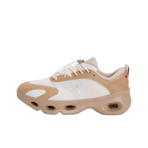 LOEWE On Running Коллаборация Cloudsolo Low Топ Повседневная обувь Женская Бежевый Коричневый
