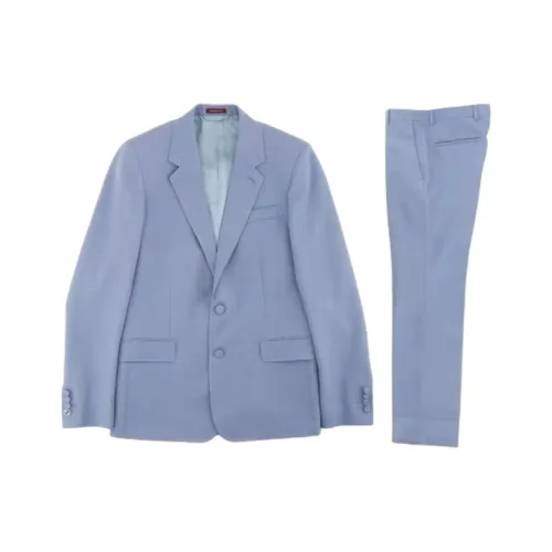 GUCCI Синий Мужской Деловой костюм