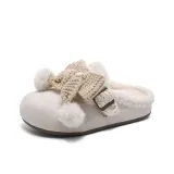 Бежевый [с флисовой подкладкой] [большой бант]