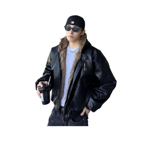 CHEER ZONE Кожа Куртка Унисекс