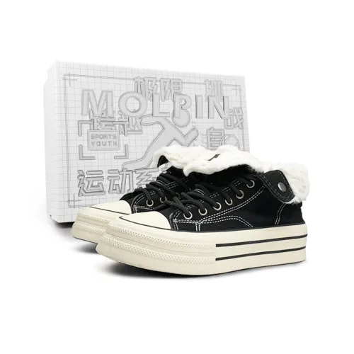 MOLPIN противоскользящие устойчивые к истиранию высокие топы кеды женские