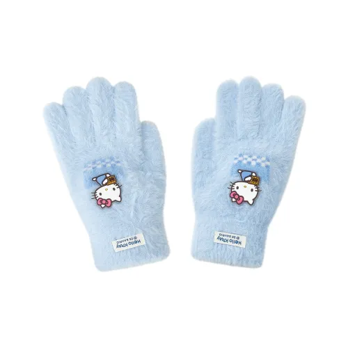 Санрио Полиэстер Трикотаж Перчатки Женские
