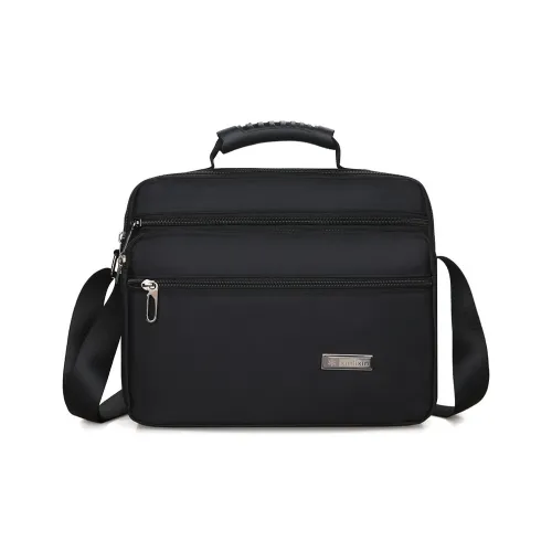 SMVP Нейлон Одно Плечо Сумка Мужская Черная