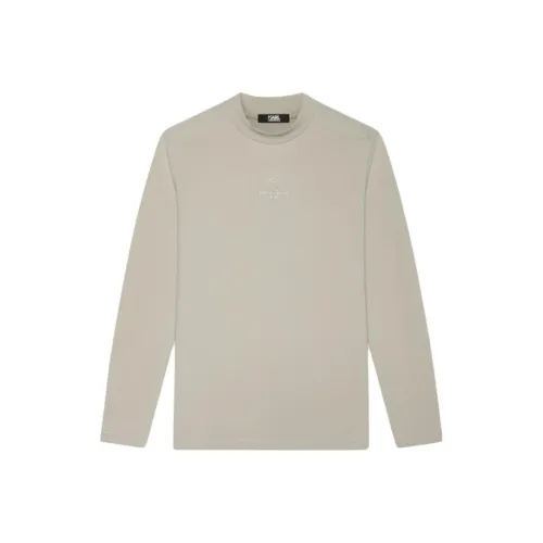 KARL LAGERFELD Karl Lagerfeld Jeans Серый Бежевый Мужские Футболки