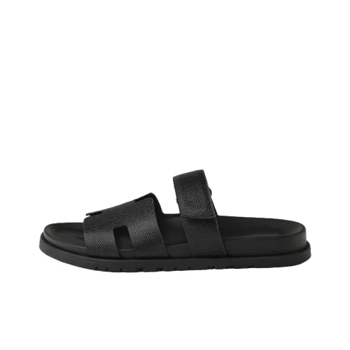 HERMES Chypre Слипоны Мужской Черный