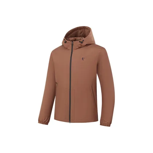 QIAODAN Ванильный Коричневый Мужские Куртки