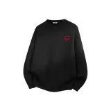 [Soft и Кожа-дружественный Thermal] Черный (M22 Lucky Smile Логотип на груди)