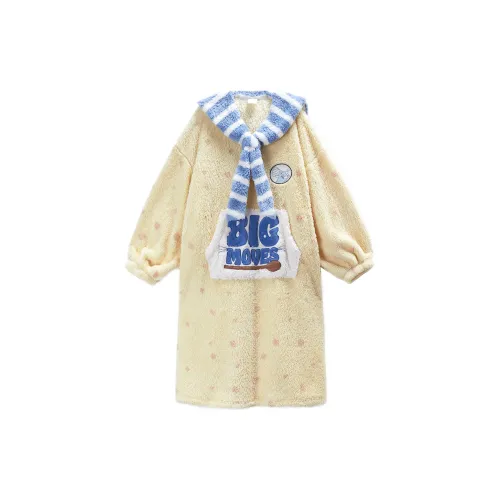 GUKOO x Disney Ночная сорочка Женская Сырно-желтая