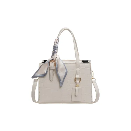 CREAM BEAR ПУ (полиуретан) Сумка Женская Экрю Черный