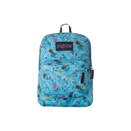 JanSport Полиэстер Рюкзак Средний Унисекс Синий