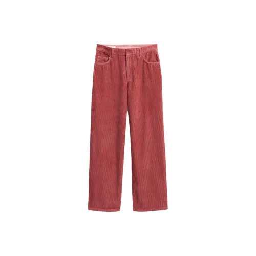 ZARA Light Peach Red Women's Casual Pants ZARA Светло-персиковый красный женские повседневные брюки