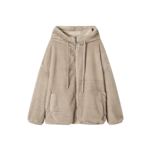 DIALOGUE Овсяный Бежевый Женские Пуховики