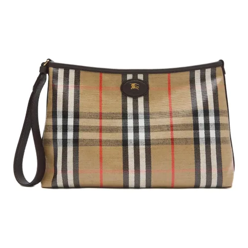 Burberry Highlands Хлопок Клатч Мужской Песочно-бежевый