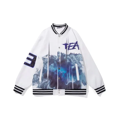 FireMonkey Бейсбольная куртка Унисекс Белый