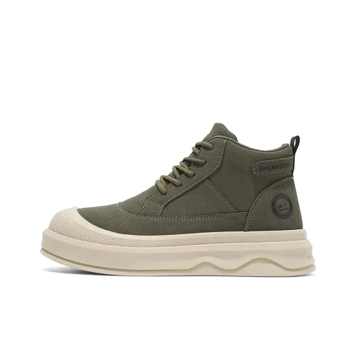 Binary Покрытие Легкий Устойчивый к истиранию Высокий Топ Скейтборд Кроссовки Мужские