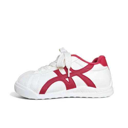 B10CROWN Низкие кроссовки для скейтбординга Женские Белые Красные