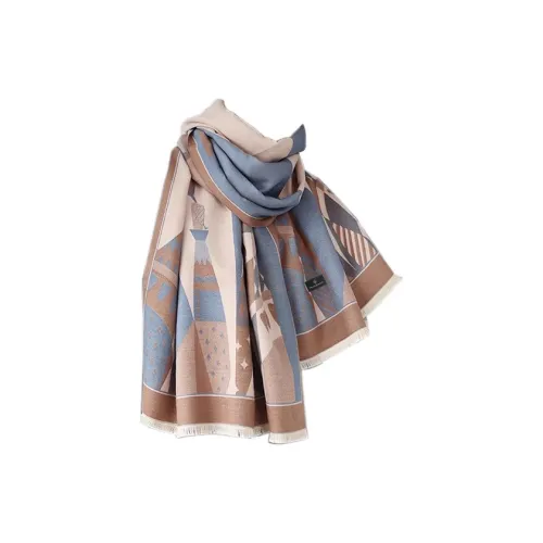 Maserati Artificial Cashmere Knit Scarves Unisex Мазерати Искусственный Кашемир Вязаные Шарфы Унисекс