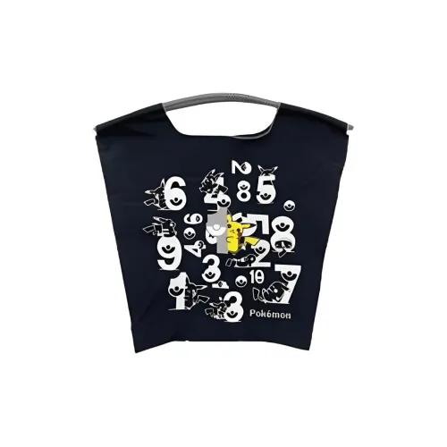 Pokémon Шар Цепочка Коллаборация Нейлоновая Сумка Средняя Унисекс Черная