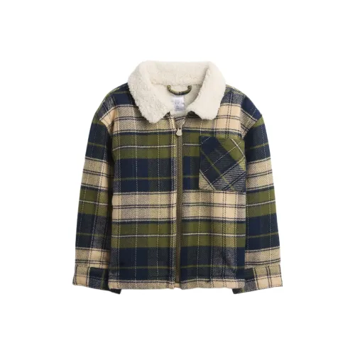 GAP Куртка Малыш Toddler С подкладкой из шерпы Фланелевая Рубашка Куртка Детская