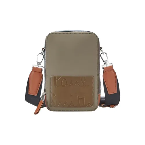 Paul Smith Ткань Сумка через плечо Стандартная Мужская Коричневая Синяя