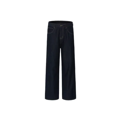 A3G4 Черный Унисекс Джинсы