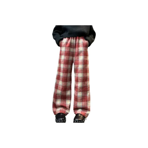 Rindu Вязаные тренировочные штаны Осенний красный