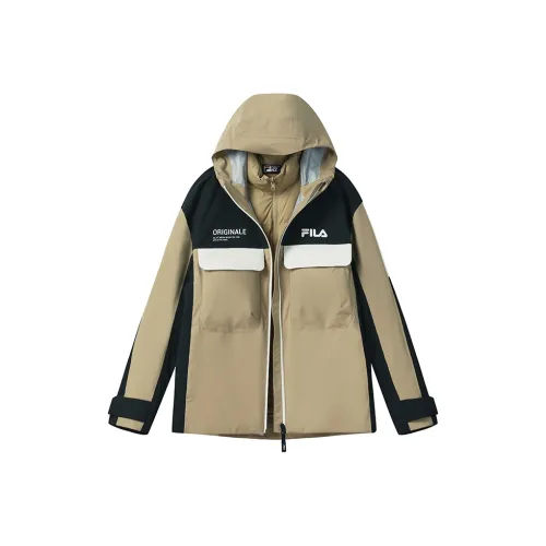 FILA ORIGINALE Пуховик Мужской Algae Коричневый