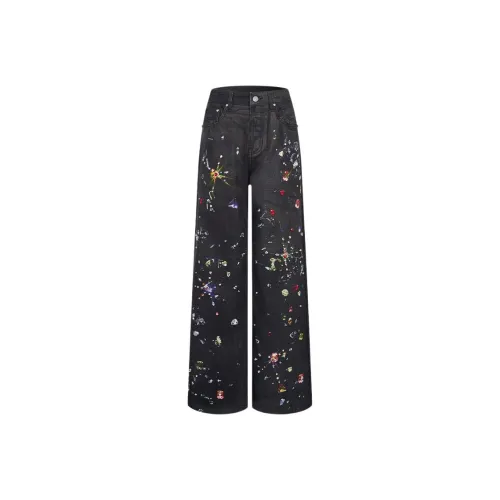 Ann Andelman Черные Женские Джинсы