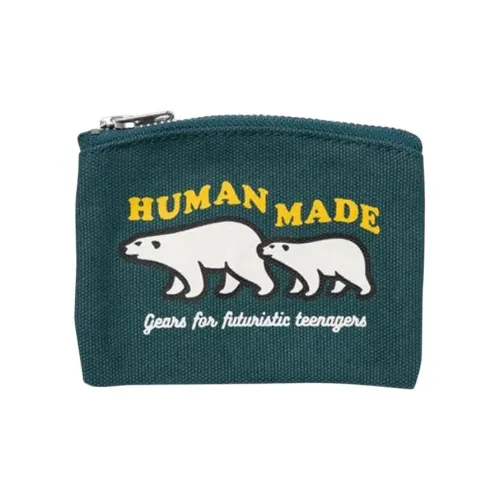 Human Made Хлопок Кошелек Картхолдер Унисекс Зеленый