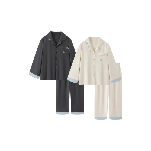 Maultiay Пижамный комплект Осенний и Зимний Унисекс