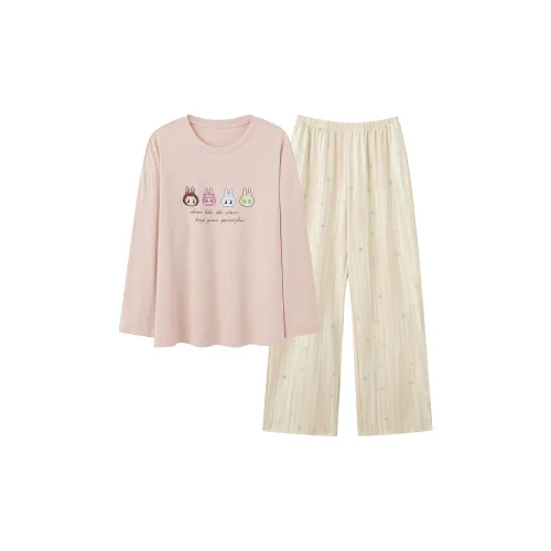 H YXIANG Осень и зима Все сезоны Все пижамы Домашняя одежда Женская Сладкий стиль Мода