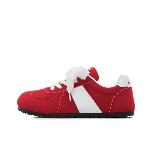 HUANQIU Легкий Дышащий Противоскользящий Низкий Топ Повседневная Обувь Женская Красная