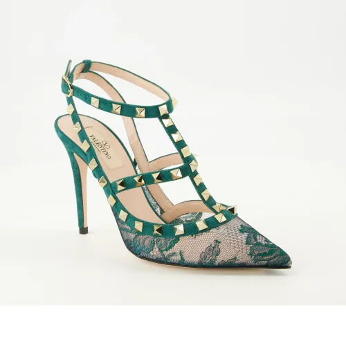 Valentino Узкий каблук Высокие каблуки Женские Зеленый
