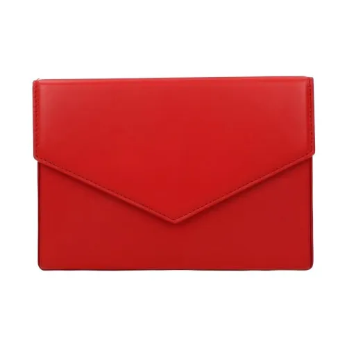 AMINA MUADDI Кожа Клатч Маленький Женский Красный