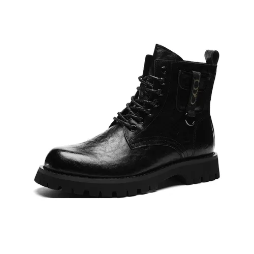 SENJIALUO Короткий ботинок Martin каблук 3 см мужской