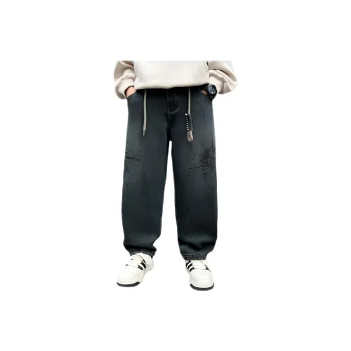 ZHIO Blue Gray School Age Jeans ZHIO Синие Серые Джинсы для школьного возраста