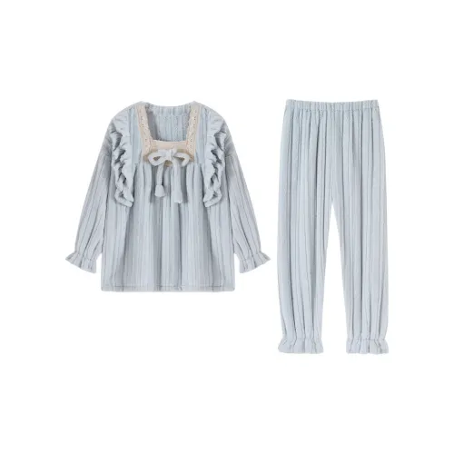 Sleep Синий [K89329A] Женские Пижамные Комплекты