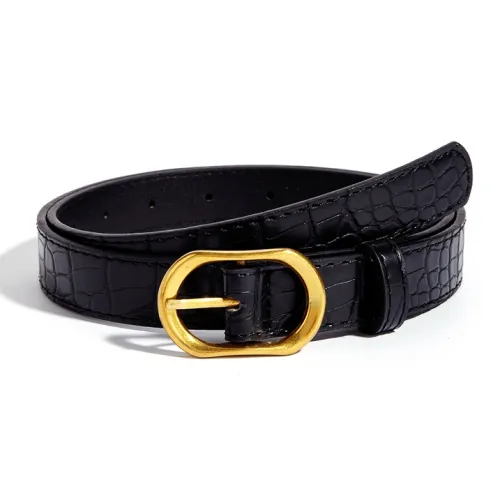 JEANSWEST ПУ (полиуретан) Искусственная кожа Ремни Женские Ширина 2,3 см