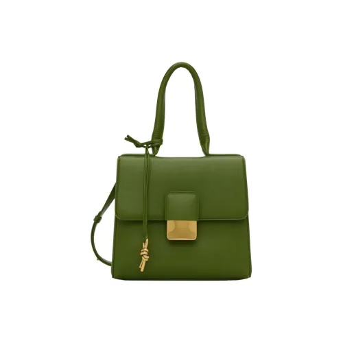 Bottega Veneta Сумка через плечо из телячьей кожи и овечьей кожи женская зеленая