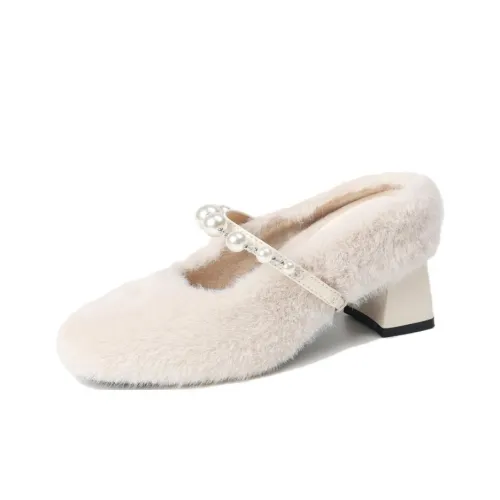 GOSO Mary Jane Shoes Ecru Women's