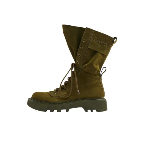 JW Anderson Ботильоны 4CM Женские Зеленые