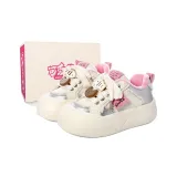 Серебристый Розовый [с флисовой подкладкой] [Бежевый Catfish]