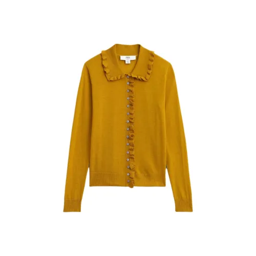 ZARA Горчичный Женский Трикотаж