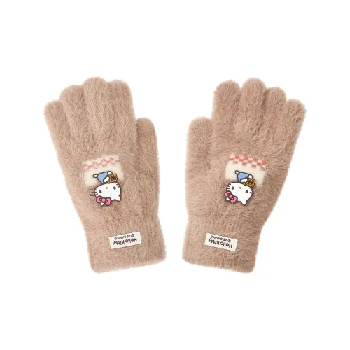 Санрио Полиэстер Трикотаж Перчатки Женские