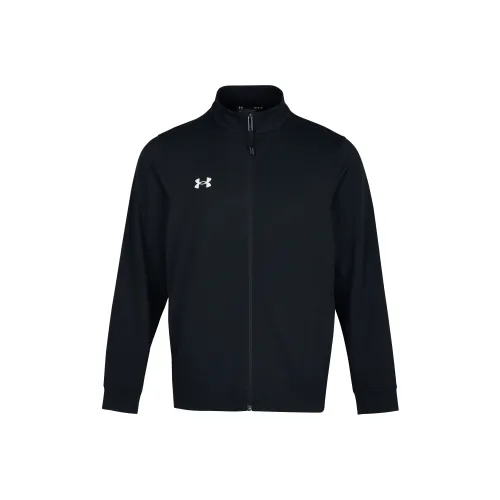 Under Armour Трикотажная ткань Воротник-стойка Куртка Унисекс Черный