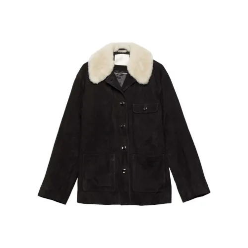 DOEN Nolan Замшевая Куртка Куртки и Пальто Женские