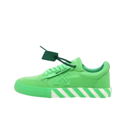 OFF Белый Vulc Low Топ Скейтборд Кроссовки Мужские Зеленые