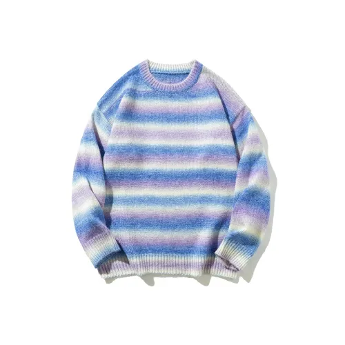 ONE PIECE Теплый RHYTHM Синий Фиолетовый Унисекс Свитера